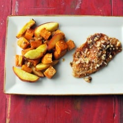 Bourbon Tilapia w/ Peaches