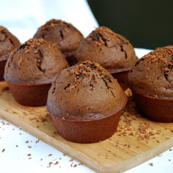 Chocolate Zucchini Muffins