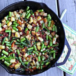 Asparagus Pancetta Hash