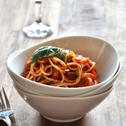 3 Color Pasta with Sun Dried Tomato