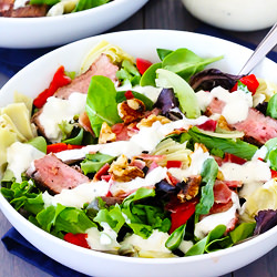 Steak & Artichoke Salad