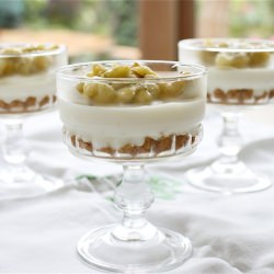 Gooseberry & Elderflower Cheesecake