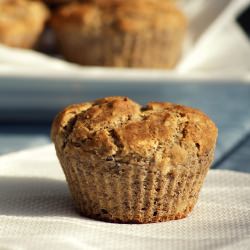 Flax Banana Yogurt Muffins