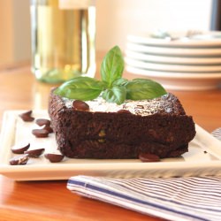 Chocolate Basil Zucchini Bread