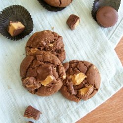 Chocolate Peanut Butter Cup Cookies
