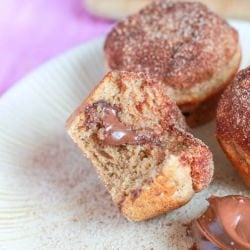 Nutella Stuffed Muffins