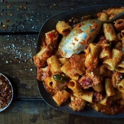 Utica Chicken Riggies