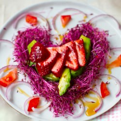 Pink Heart Salad