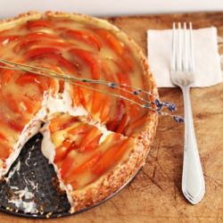 Apricot Lavender Tart