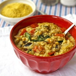 Savory Rosemary Veggie Oats