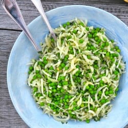 Pea, Fennel and Thyme Salad