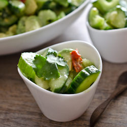 Cucumber Avocado Salad