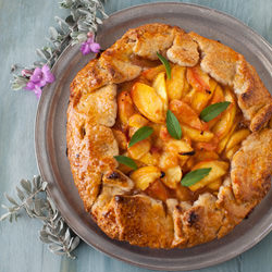Sweet and Tangy Peach Crostata