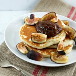 Pancakes with Fig Balsamic Jam