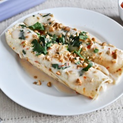 Thai Chicken Enchiladas