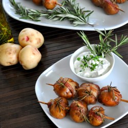 Smoked Potato Skewer