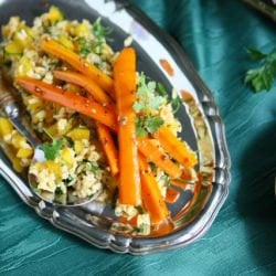 Bulgur Salad with Coriander Carrots
