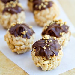 Peanut Buttery, Crisped Rice Treats