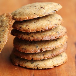 White Chocolate Coffee Cookies