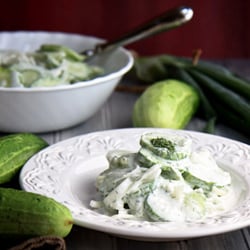 Simple Cucumber and Onion Salad