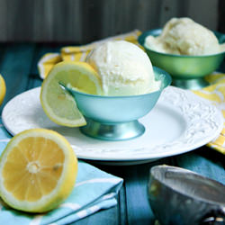 Honey Lemon Zest Frozen Yogurt