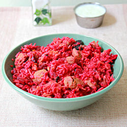 Beets & Soy Briyani