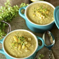 Roasted Corn and Beer Chowder