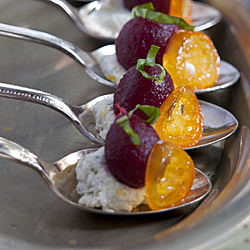 Pickled Baby Beets Amuse Bouche