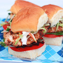 Baja Chicken Sliders