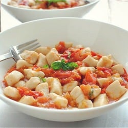 Gnocchi w/ Roasted Tomatoes