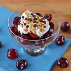 Smashed Cherries Amaretti & Ricotta