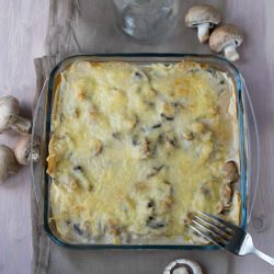 Cheese Gratin Mushroom Tortilla