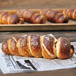 Whole Wheat Pretzel Dogs
