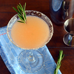 Rosemary Salty Dog Cocktail