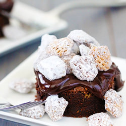 Puppy Chow Brownies