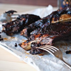 Over Roasted BBQ Ribs W/ Stout BBQ