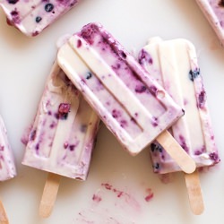 Berry Yogurt Popsicles
