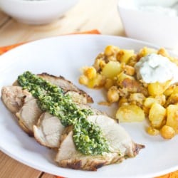 Lime Pork with Chimichurri