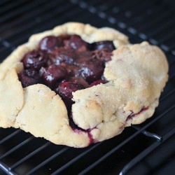 dark chocolate cherry galette