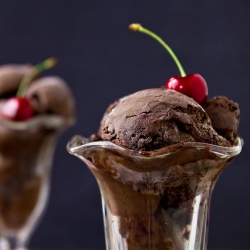 Chocolate-Cherry Ice Cream