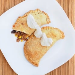 bean & beef empanadas