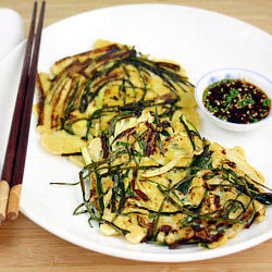 Pajeon (Scallion Pancakes)