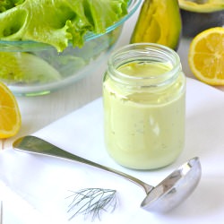 Creamy Avocado Yogurt Dressing