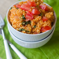Tomato-Basil Quinoa