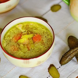 Soup with Pickled Cucumbers