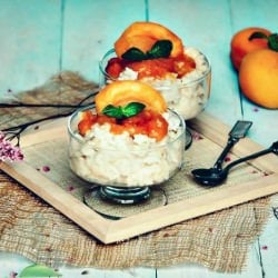Apricot Rice Pudding