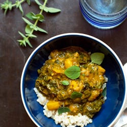 Kale & Potato Curry