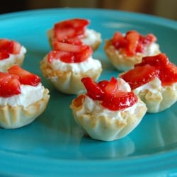 No Bake Mini Cheesecake Bites