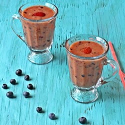 Peach Berry Smoothie