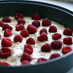 Fresh Raspberry Cake